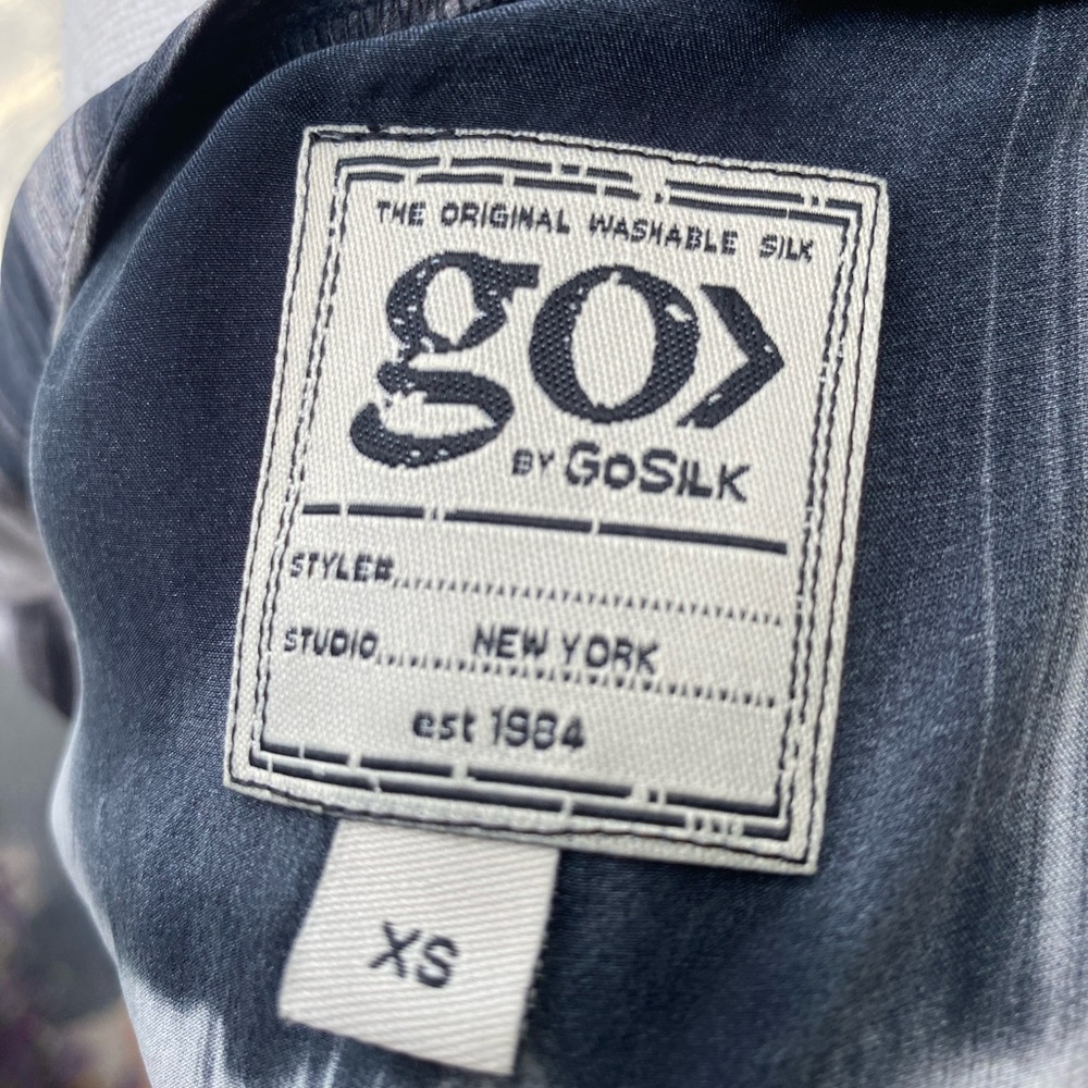 GO Silk Washable Silk Go Zippy Shirt - Picture 7 of 8